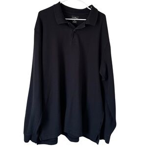 L.L. Bean Men's Long Sleeve Polo Shirt